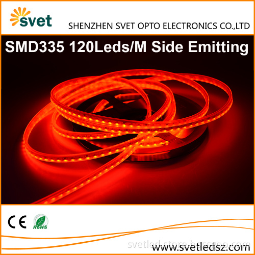 RGB Side View 335 SMD Silicone Coated Led Strip 5M 600Leds DC12V 9.6W/M